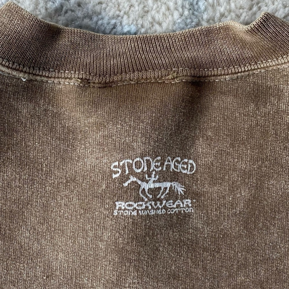 1990’S vintage stone aged rockwear cardigan - Picture 7 of 9